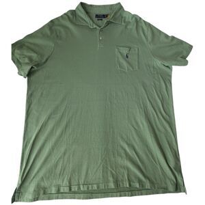 Polo Ralph Lauren Classic Fit Polo Shirt Green Mens XXL Pony Logo